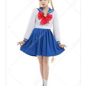Sailor Moon Usagi Tsukino JK Uniform Set Cosplay Costume Outfits Size S